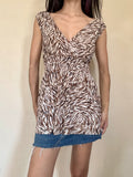 Zebra Print Top