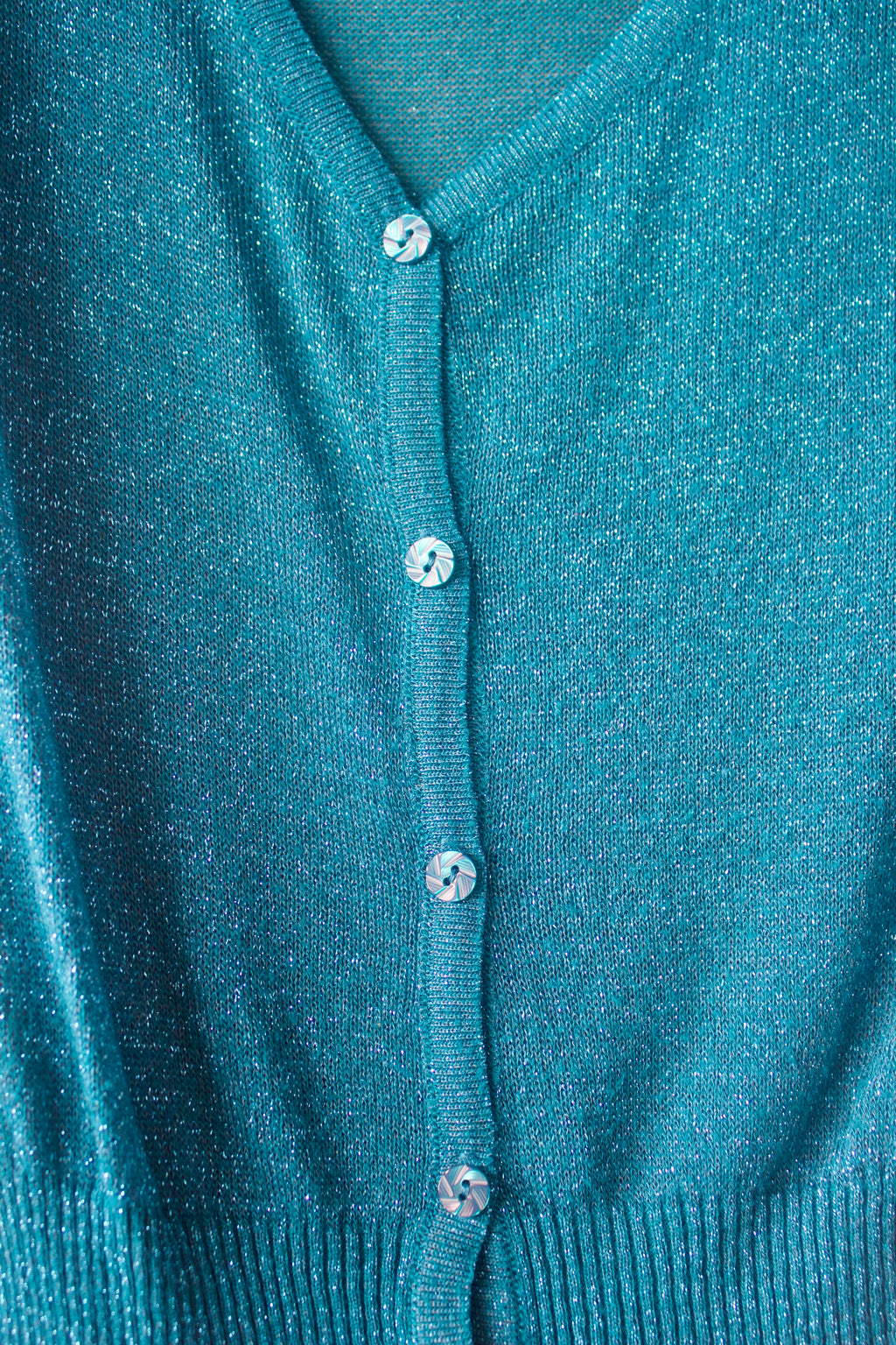 Shimmery Blue Cardigan