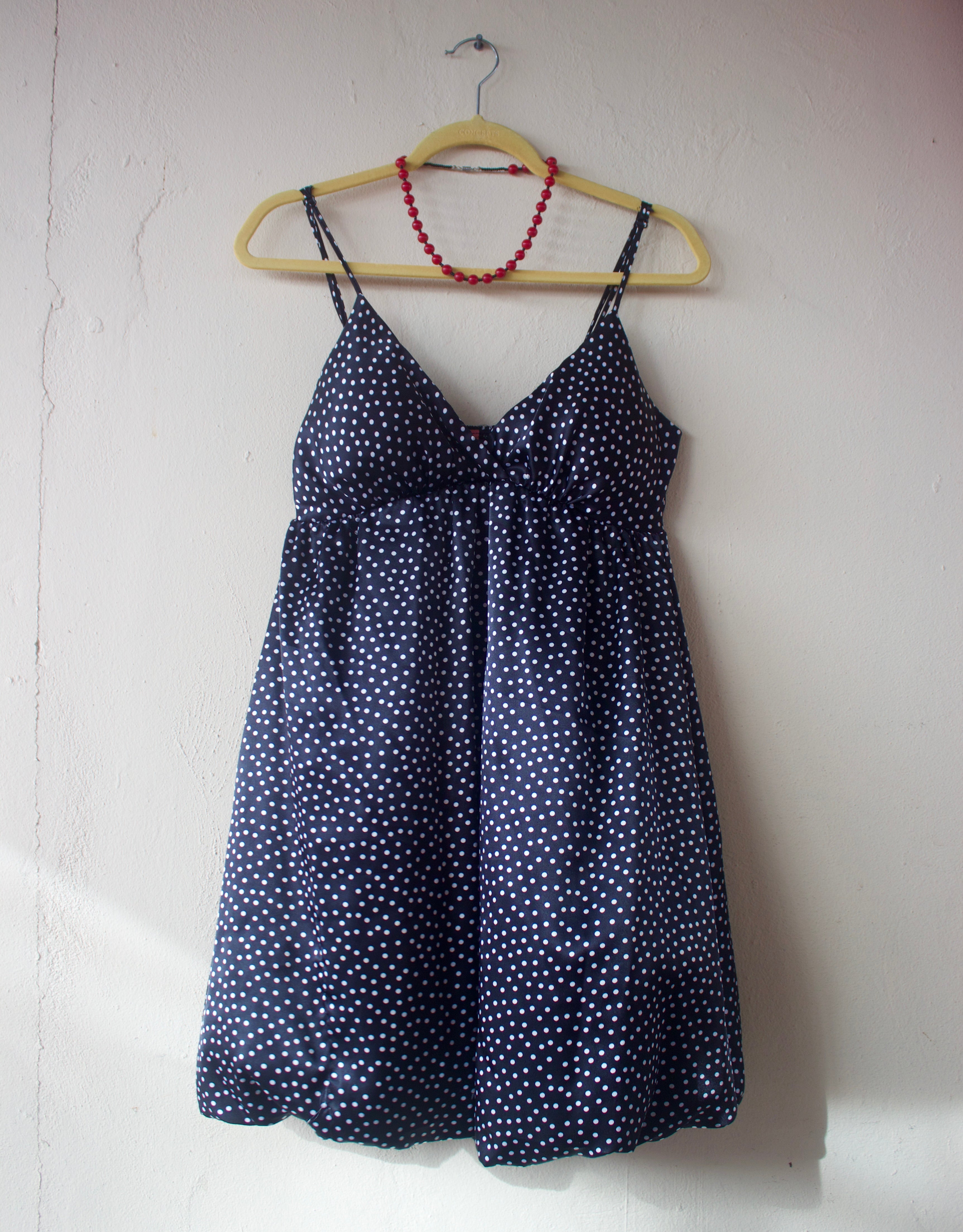 Polka Dots Silky Dress