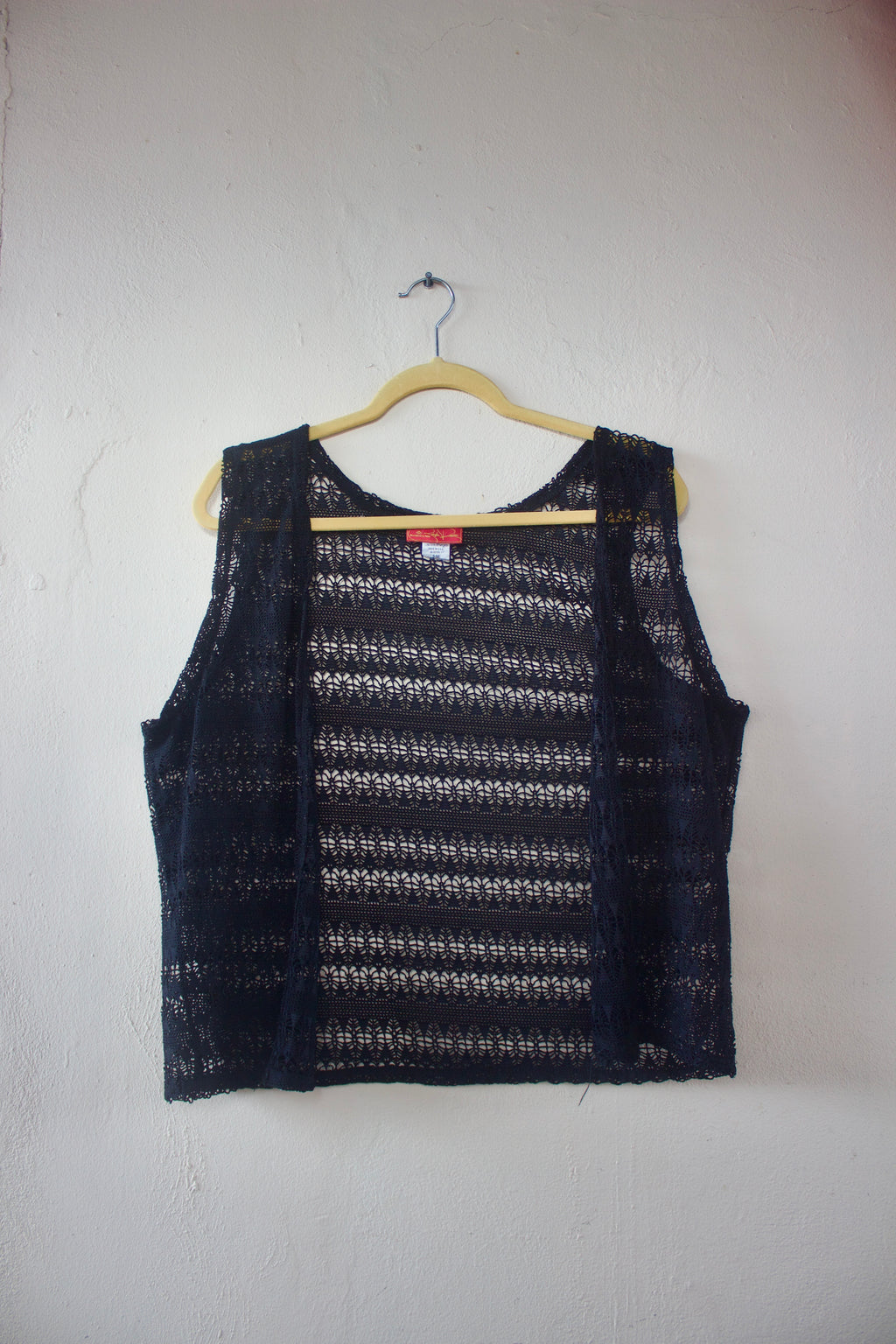 Crochet Open Front Vest