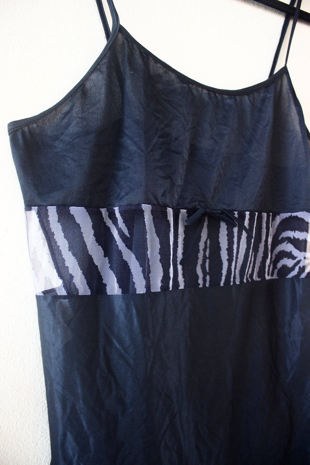Sheer Zebra Print Cami