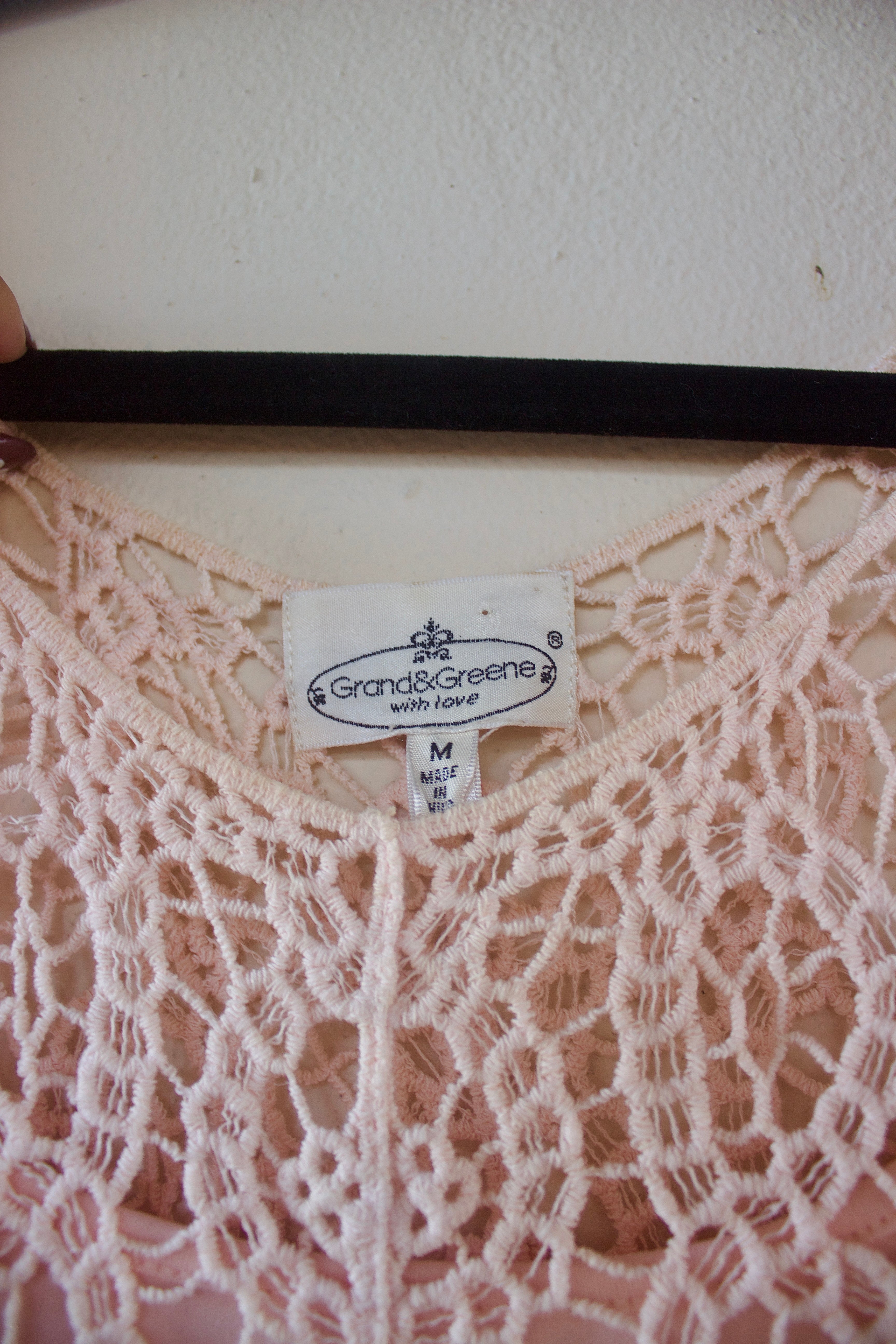 Crochet Style Long Sleeve