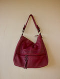 Dark Red Leather Bag