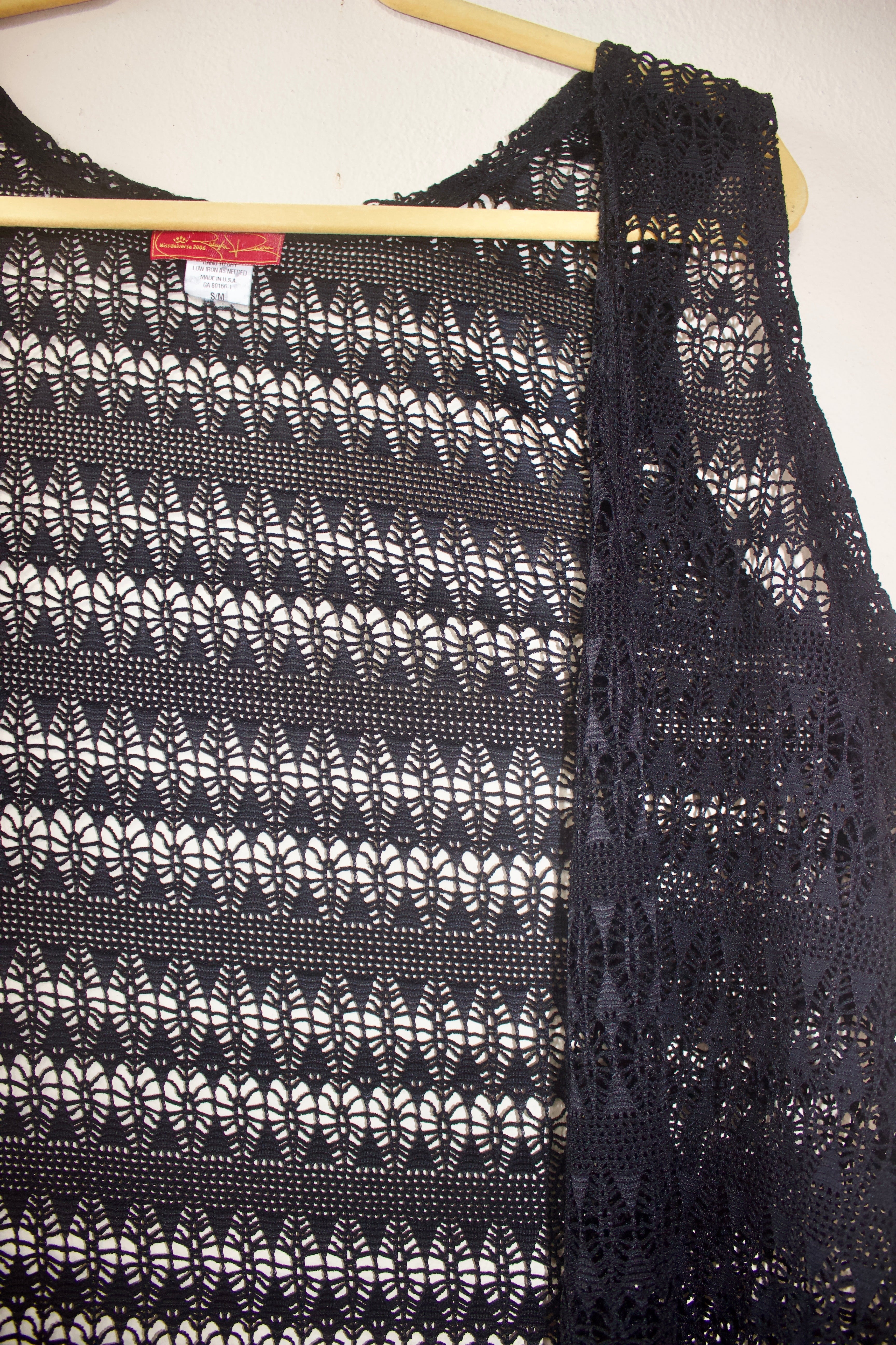 Crochet Open Front Vest