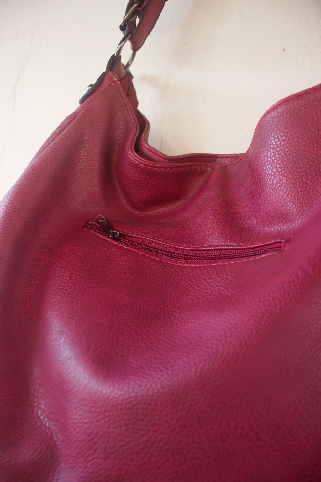 Dark Red Leather Bag