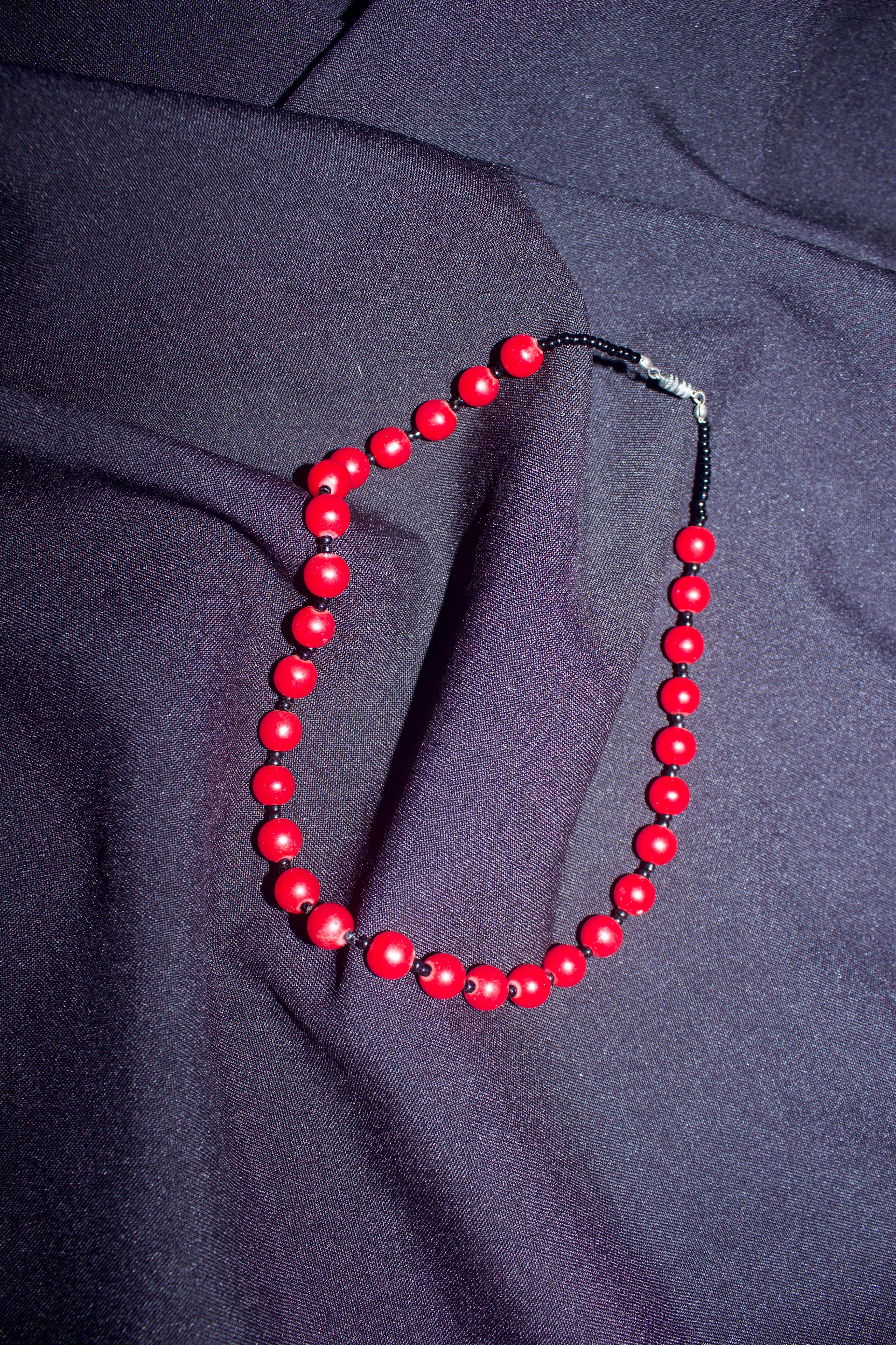 Pop of Red Necklace