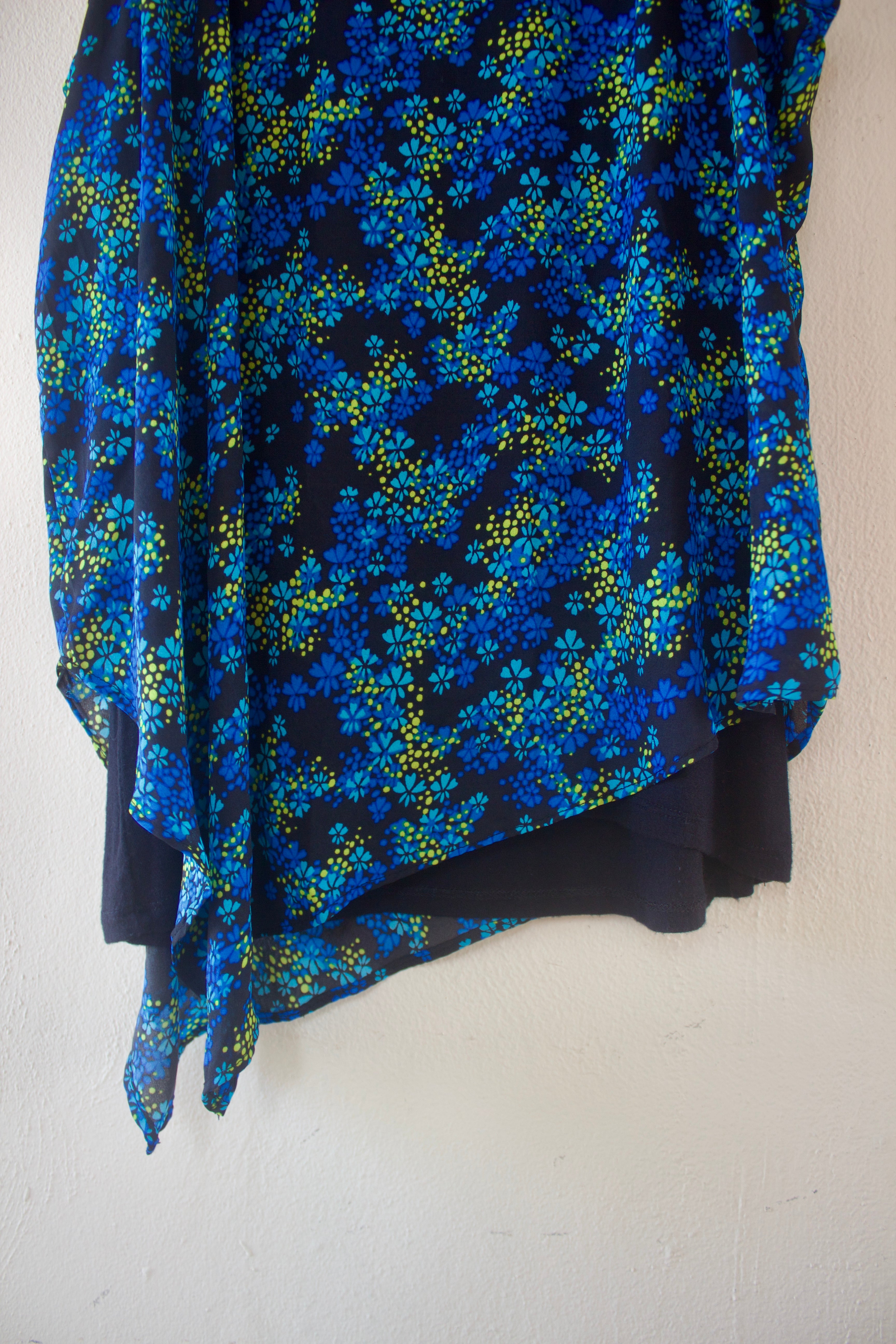 Floral Assymmetrical Top