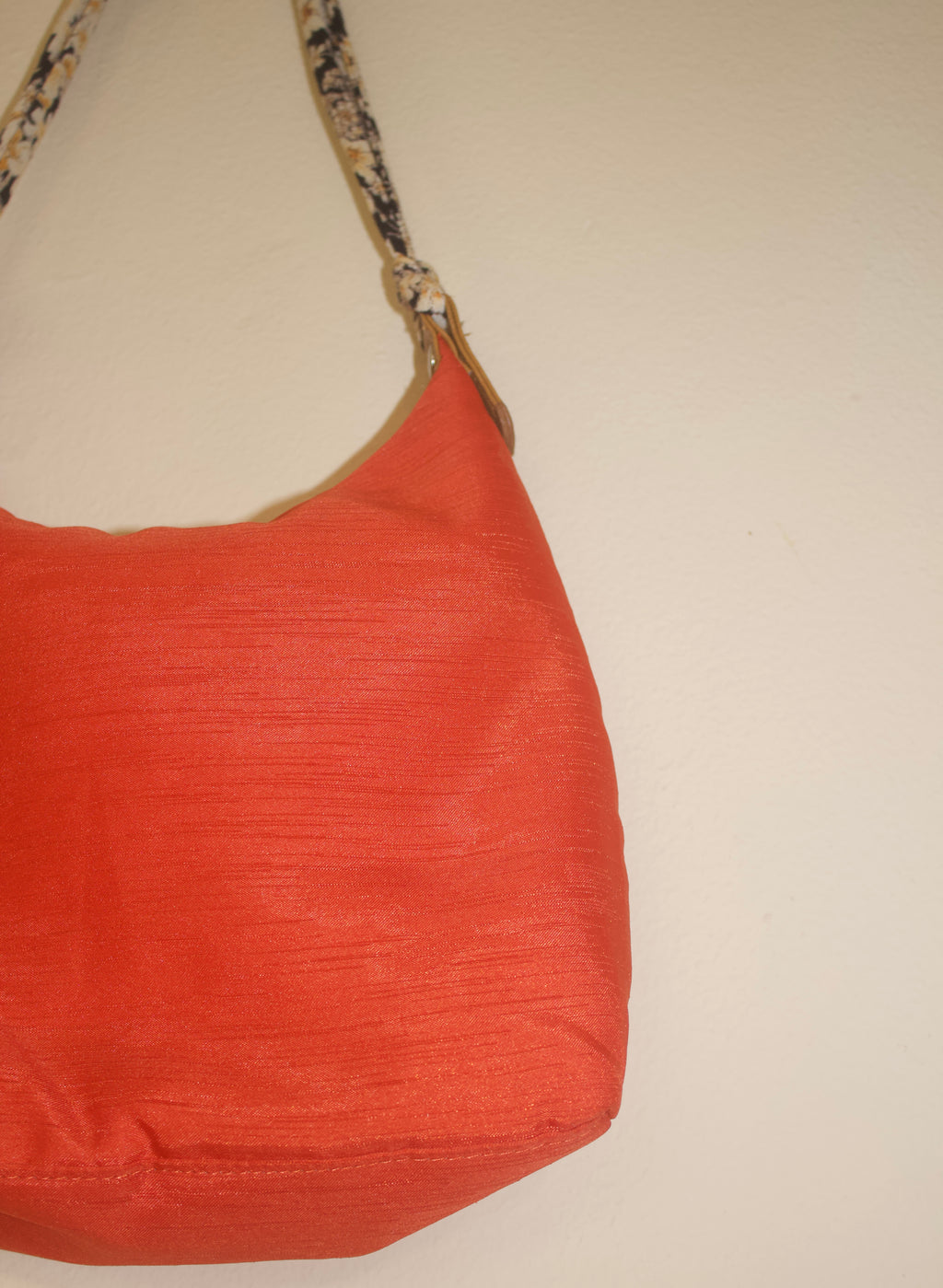 Floral Orange Summer Bag