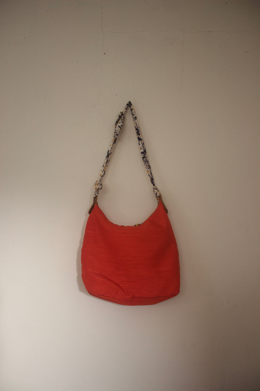 Floral Orange Summer Bag