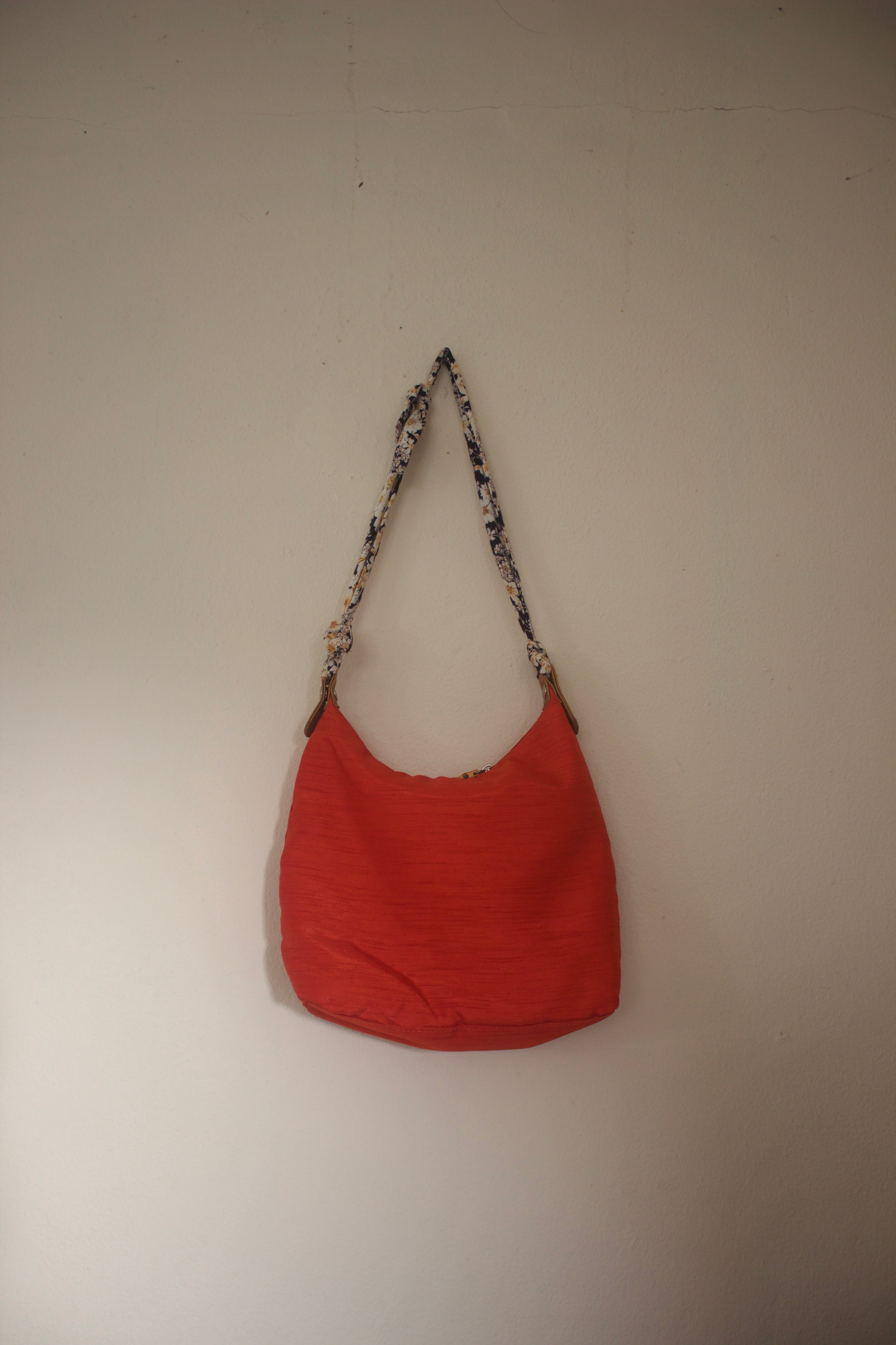 Floral Orange Summer Bag