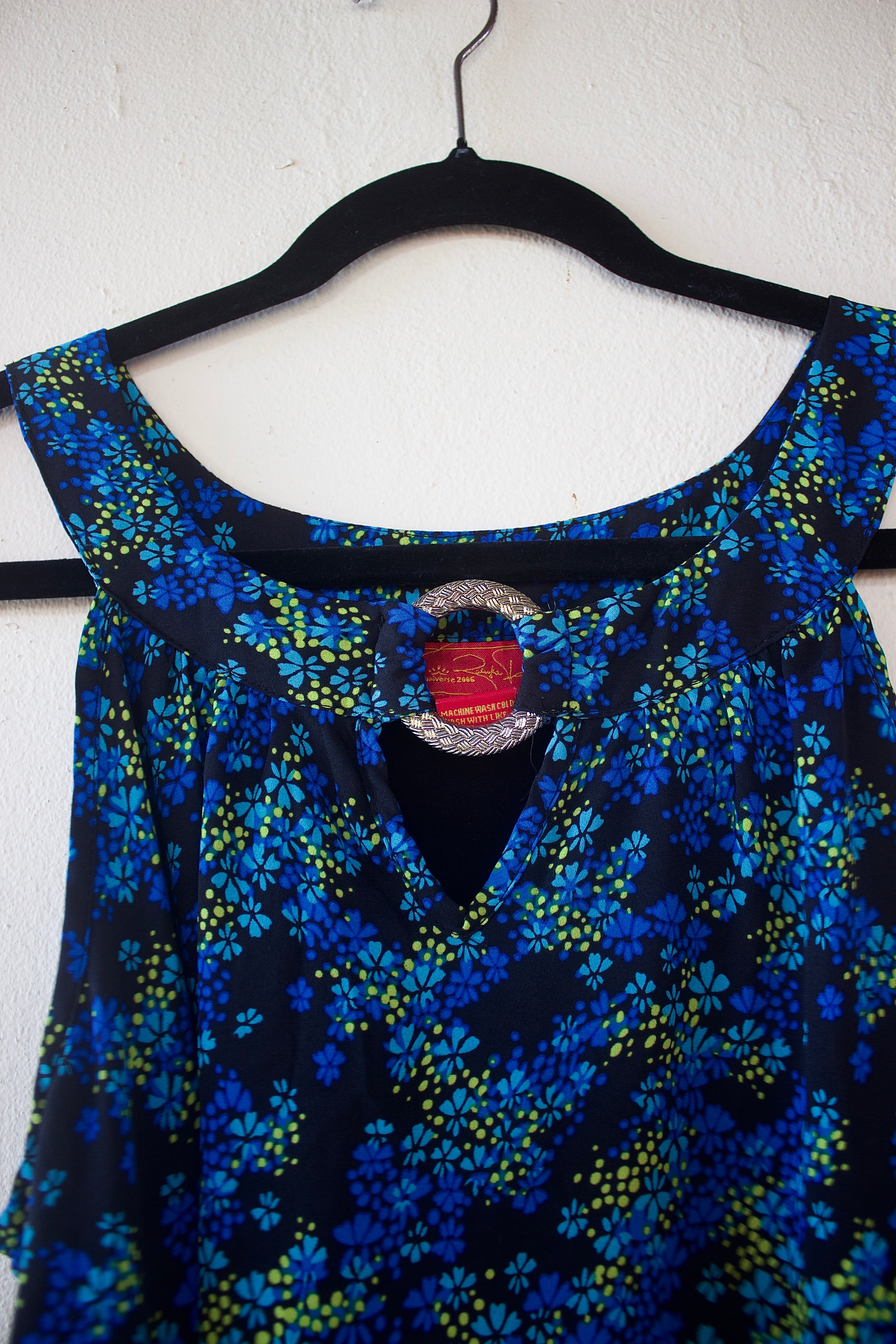 Floral Assymmetrical Top