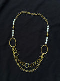 Golden Pearl Necklace