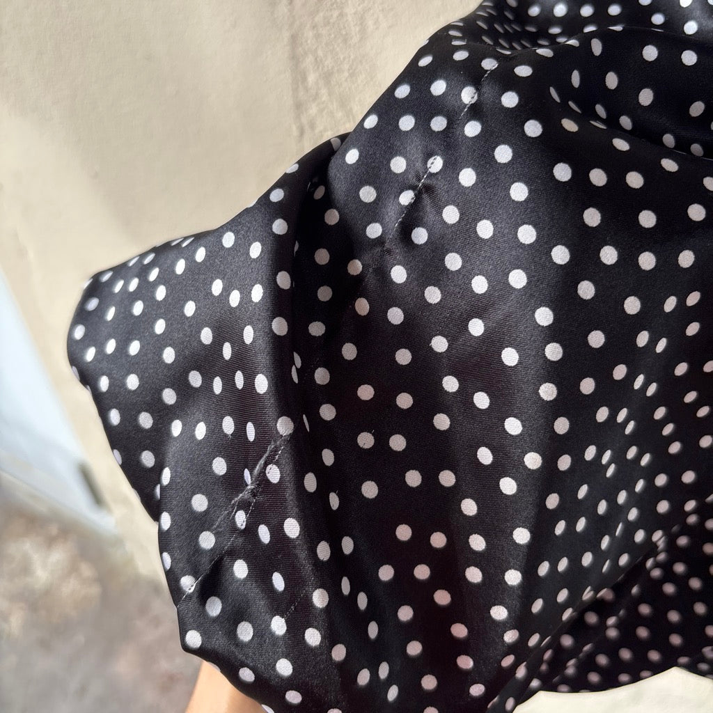 Polka Dots Silky Dress