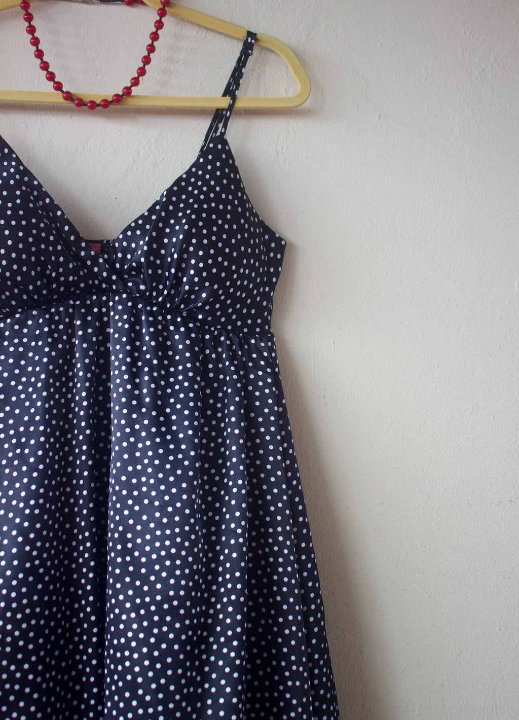 Polka Dots Silky Dress