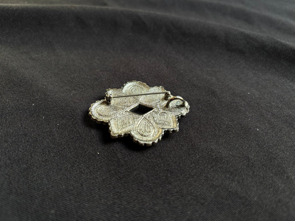 Stones Vintage Brooch
