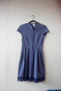 Buttoned Dress with Lace