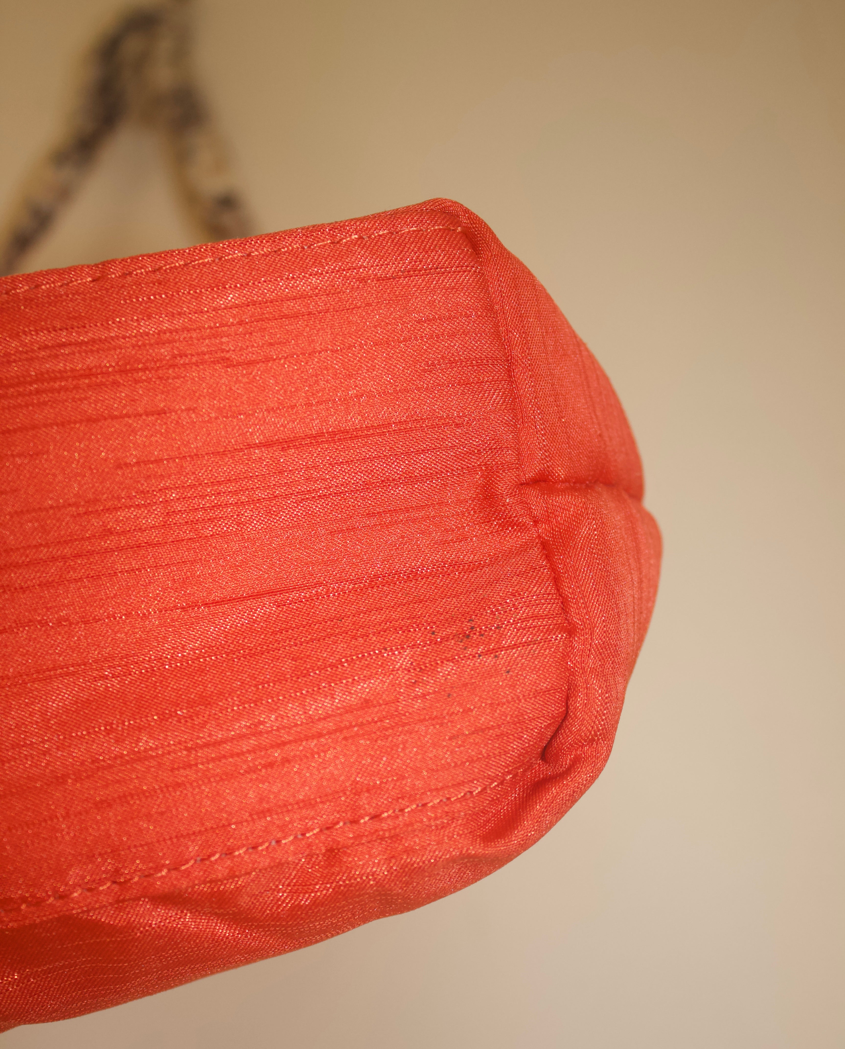 Floral Orange Summer Bag
