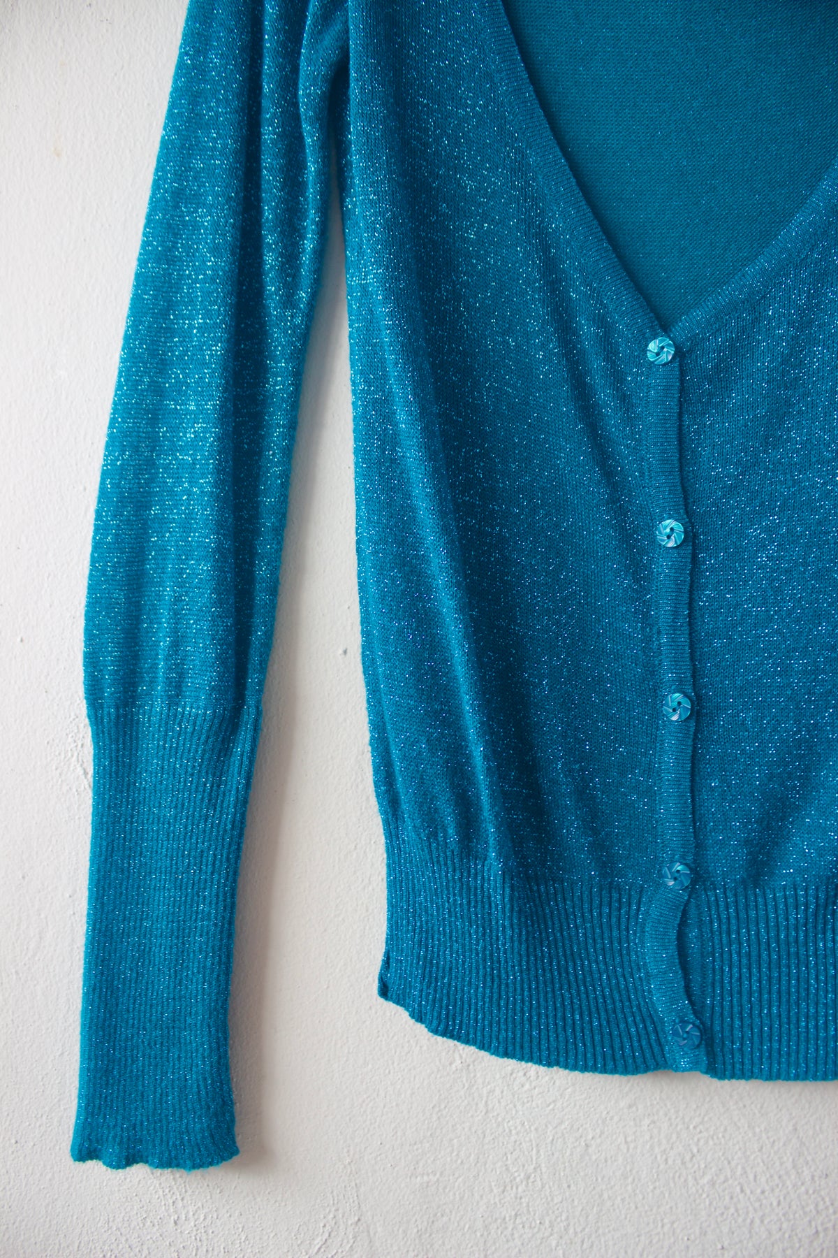 Shimmery Blue Cardigan