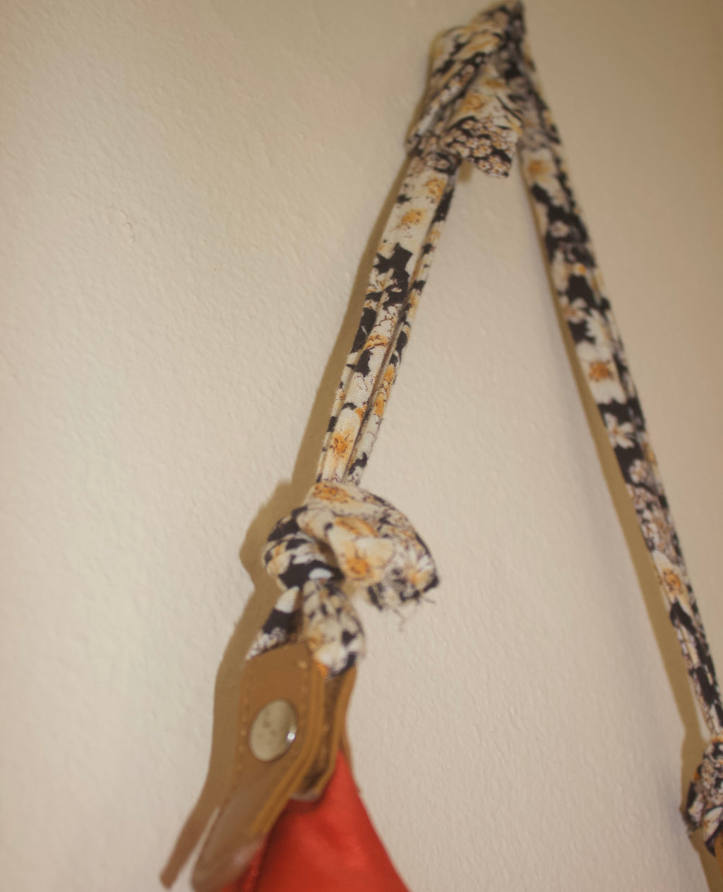 Floral Orange Summer Bag