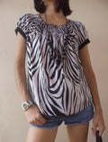 Zebra Print Top