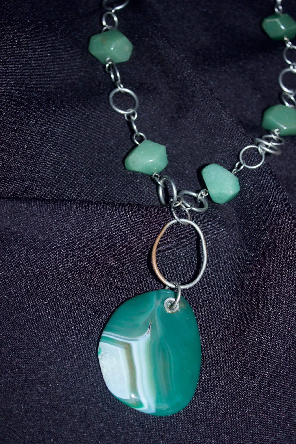 Teal Stone Necklace