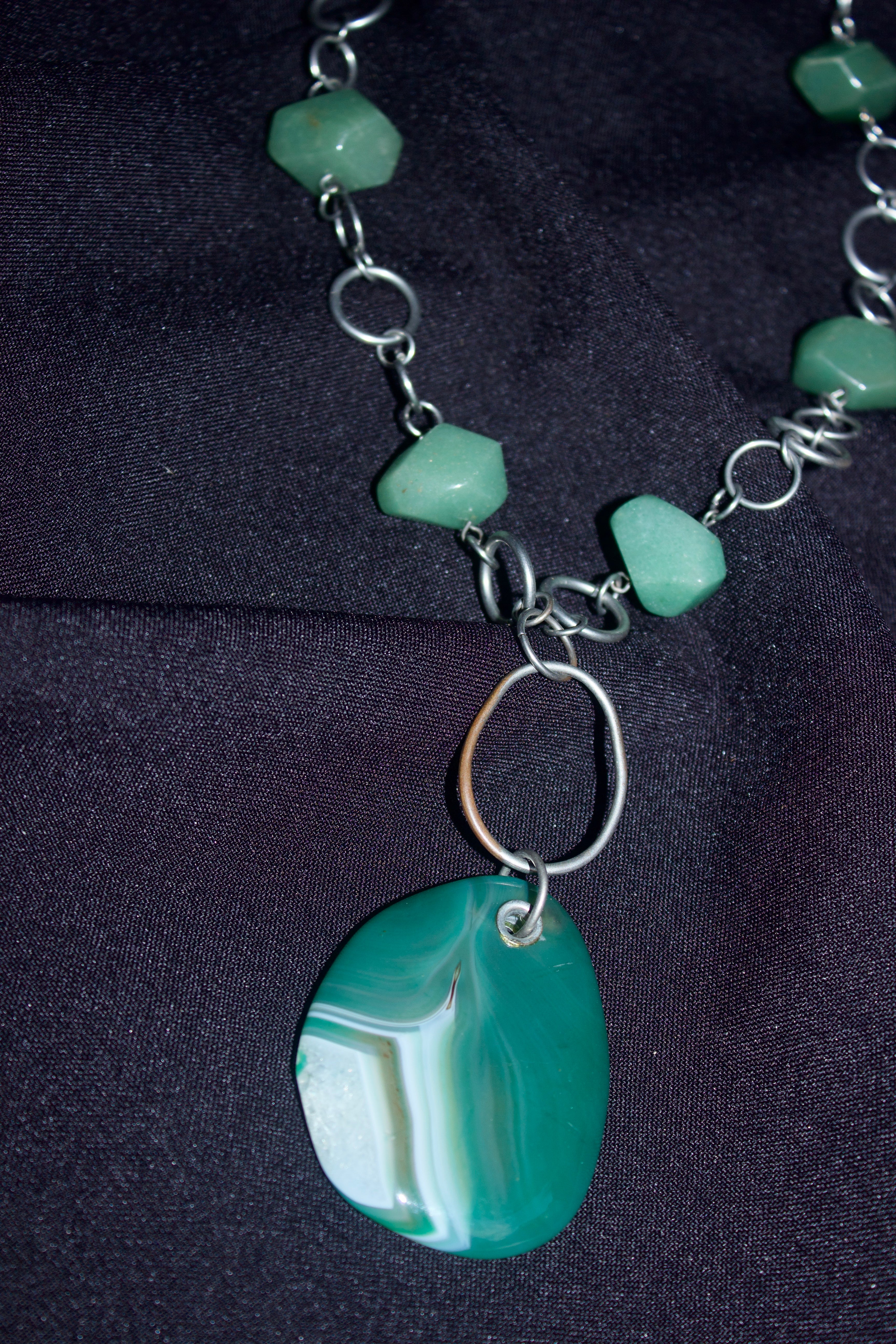 Teal Stone Necklace
