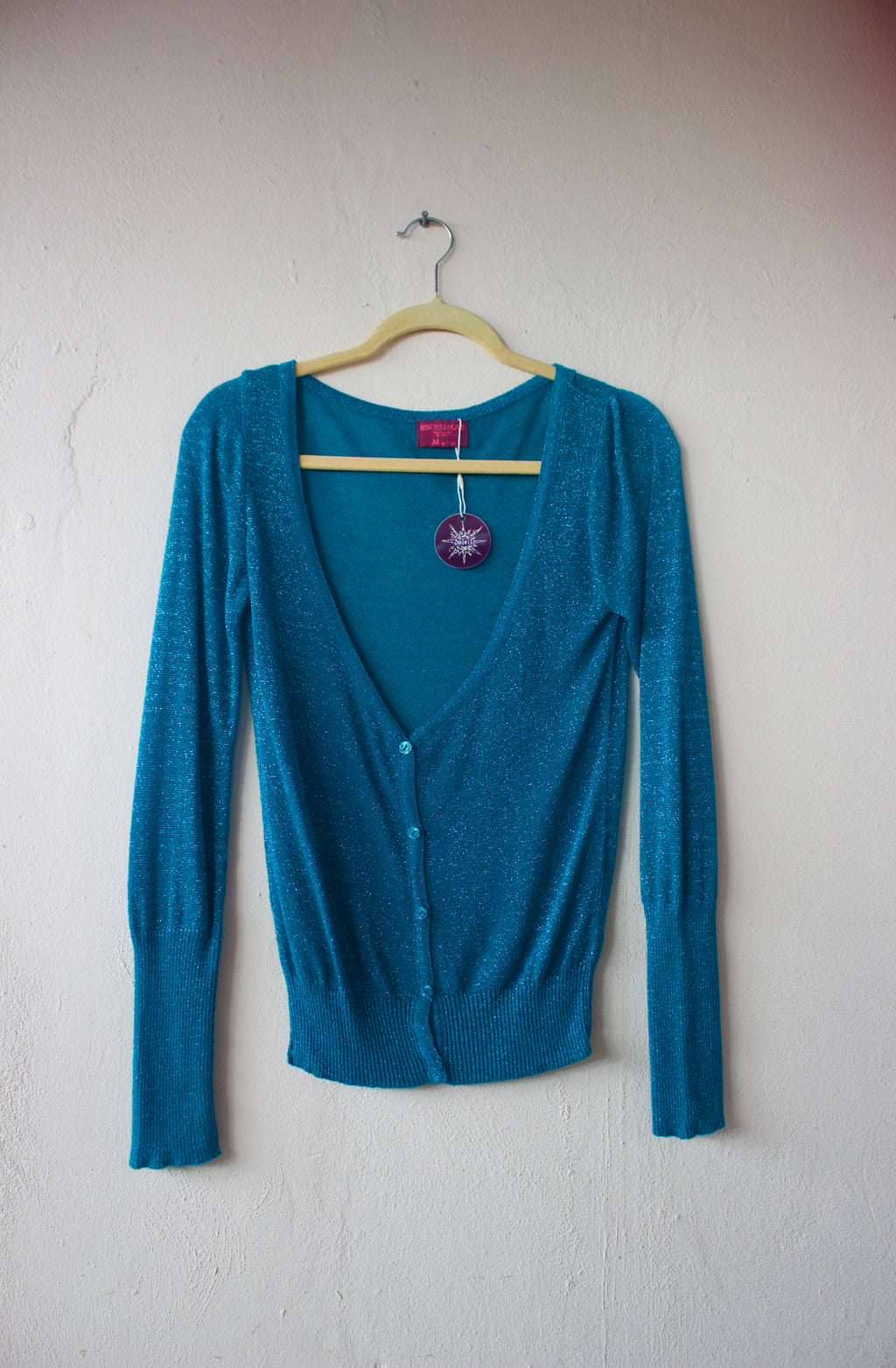 Shimmery Blue Cardigan