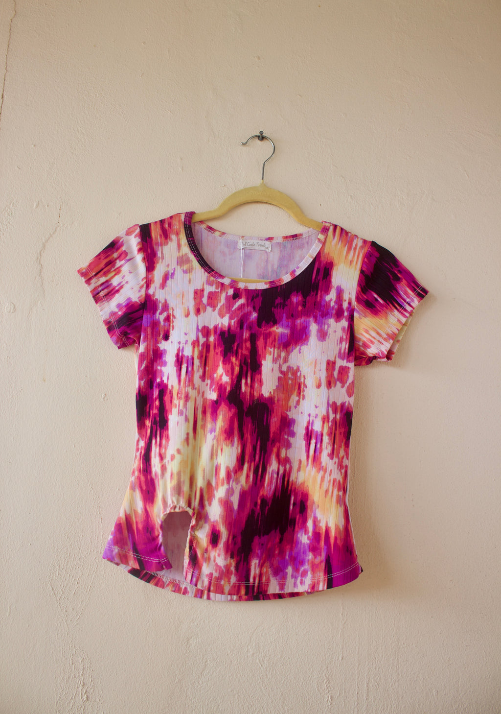 Watercolors Slit Top