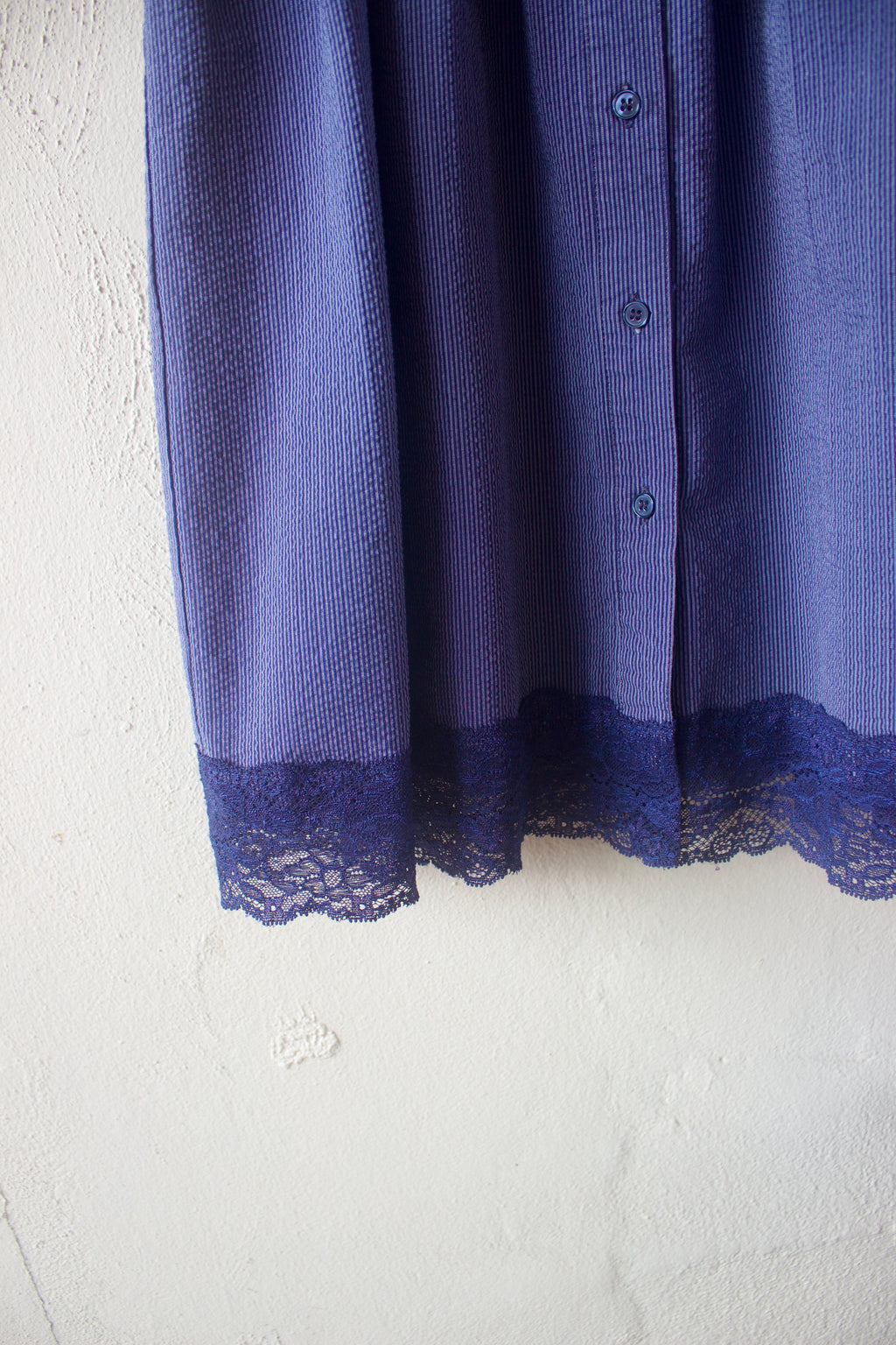 Buttoned Dress with Lace