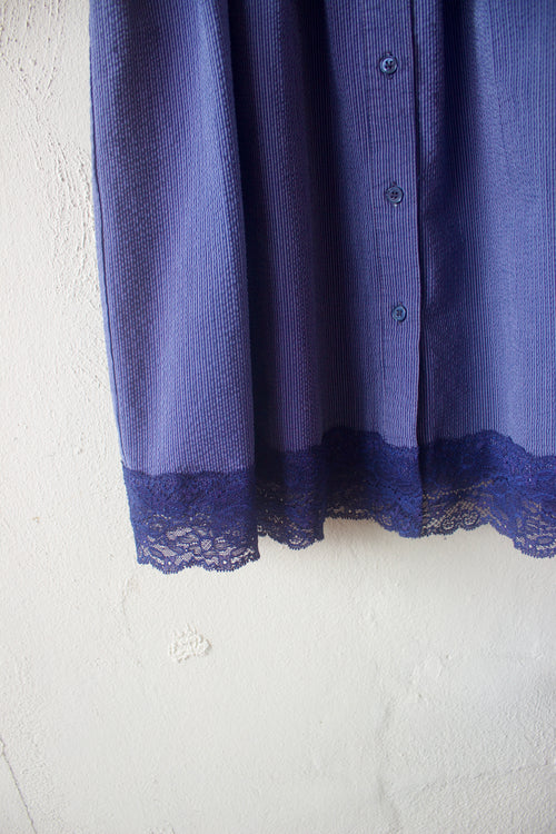 Buttoned Dress with Lace