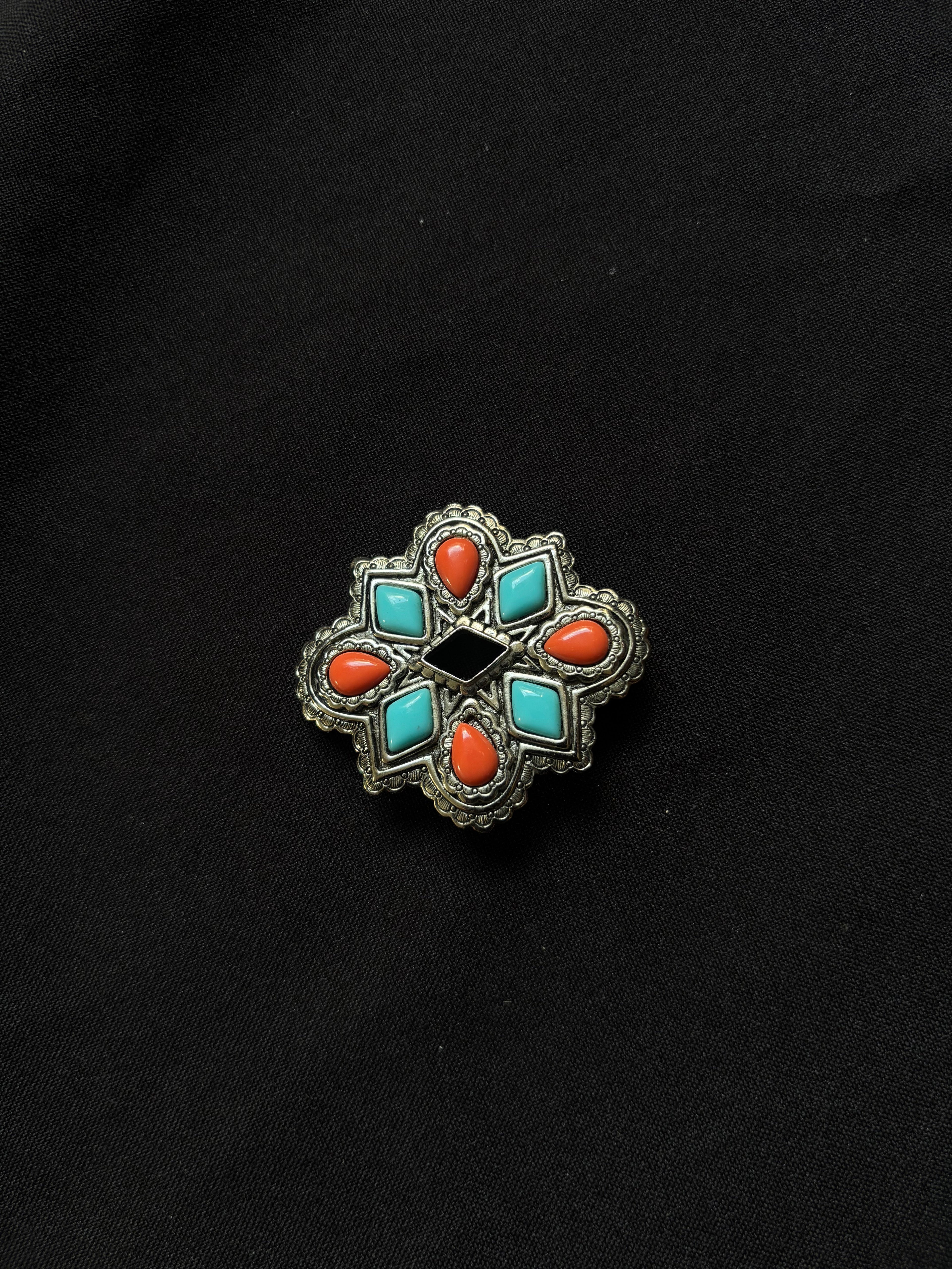 Stones Vintage Brooch