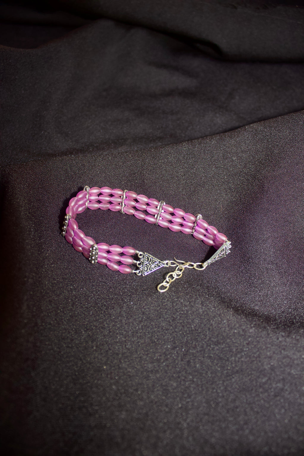 Purple Beads Bracelet