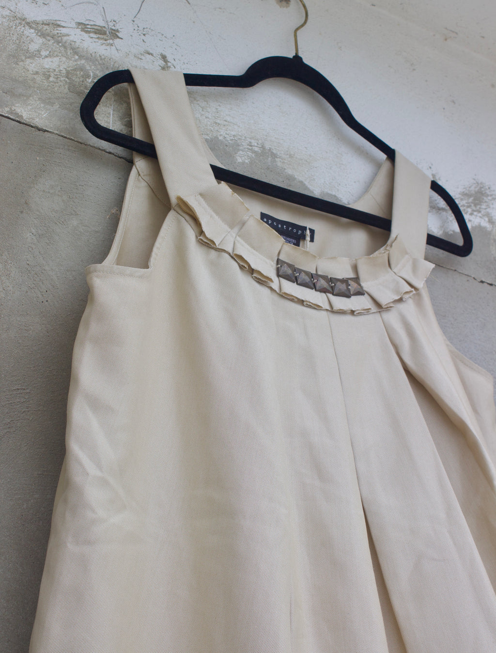 Créme Beaded Top