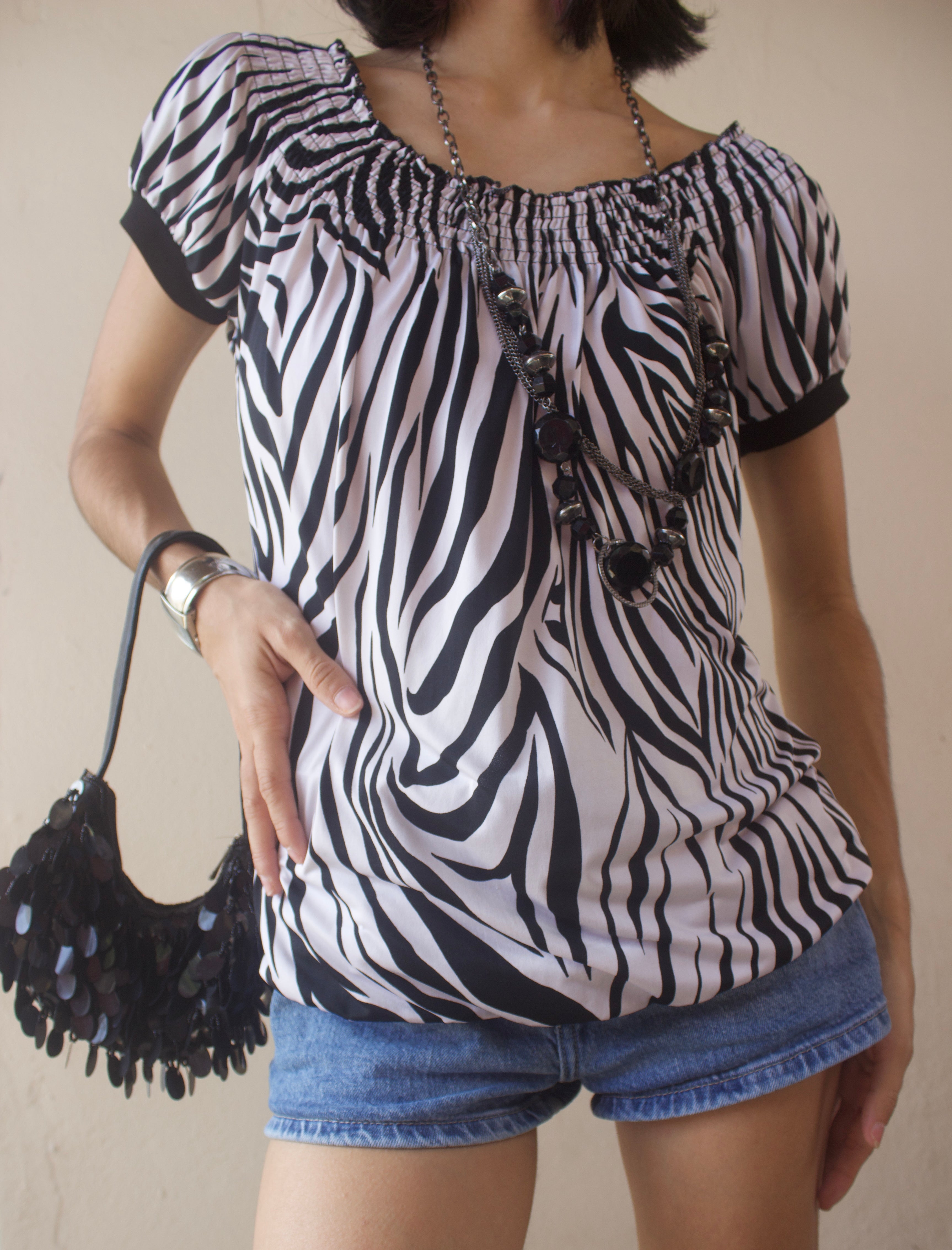 Zebra Print Top
