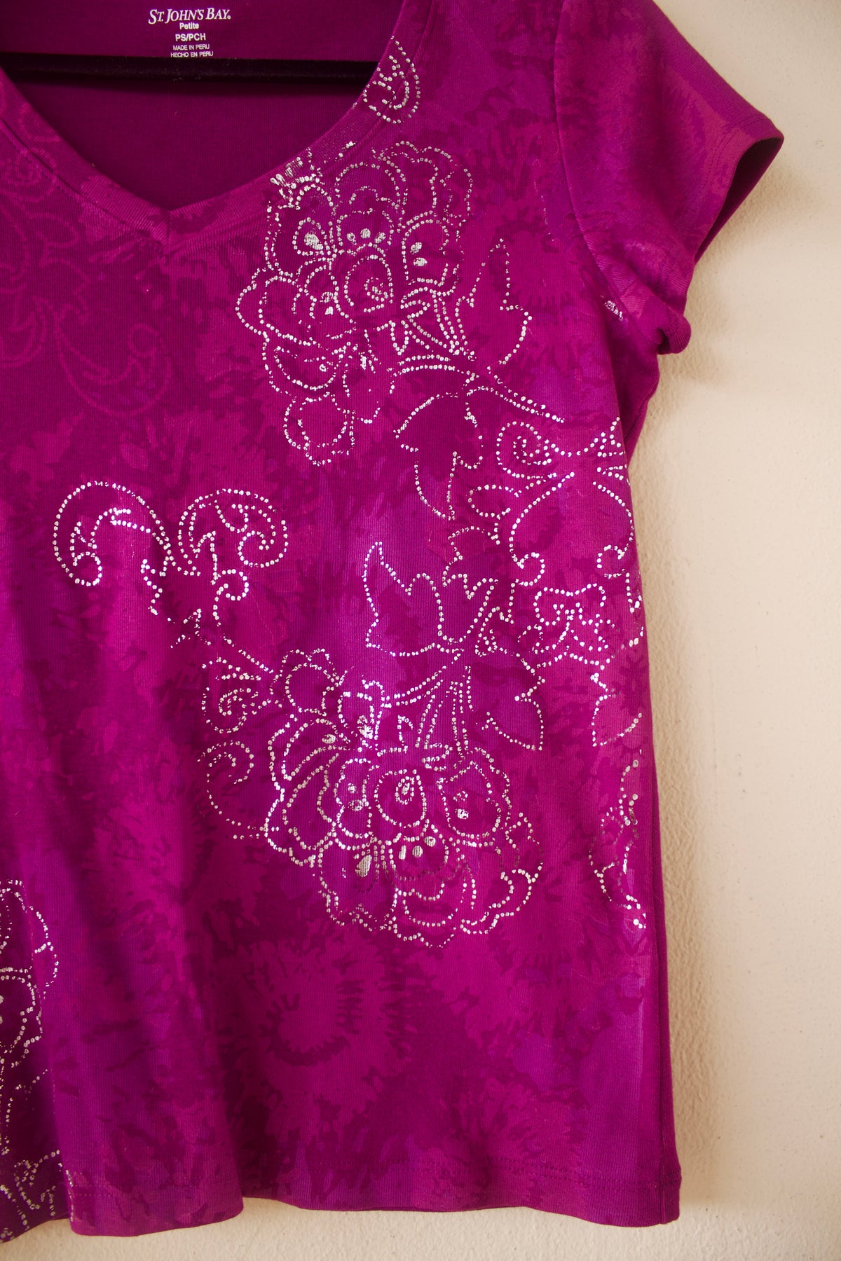 Violet Bloom Y2k Shirt