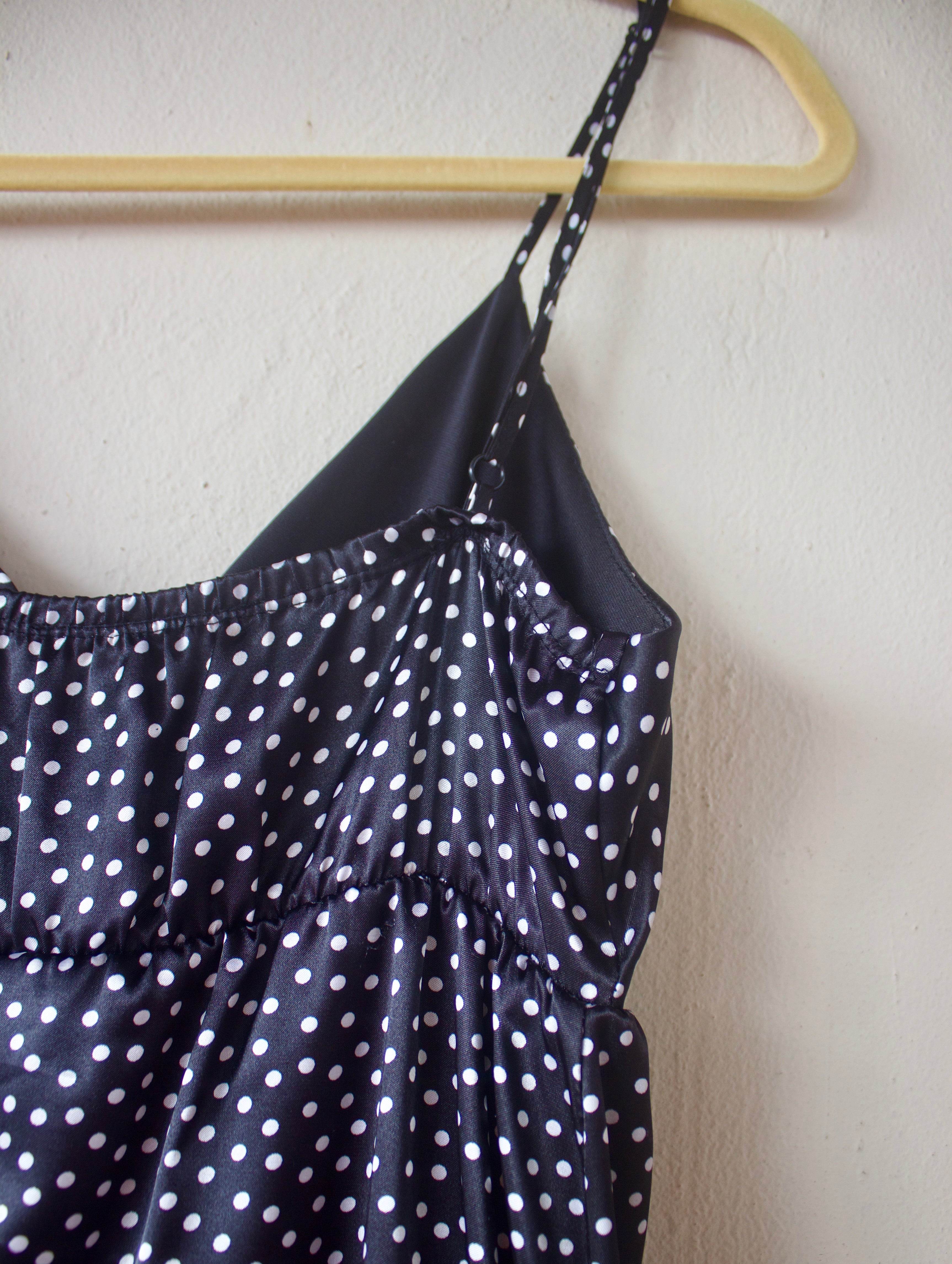 Polka Dots Silky Dress