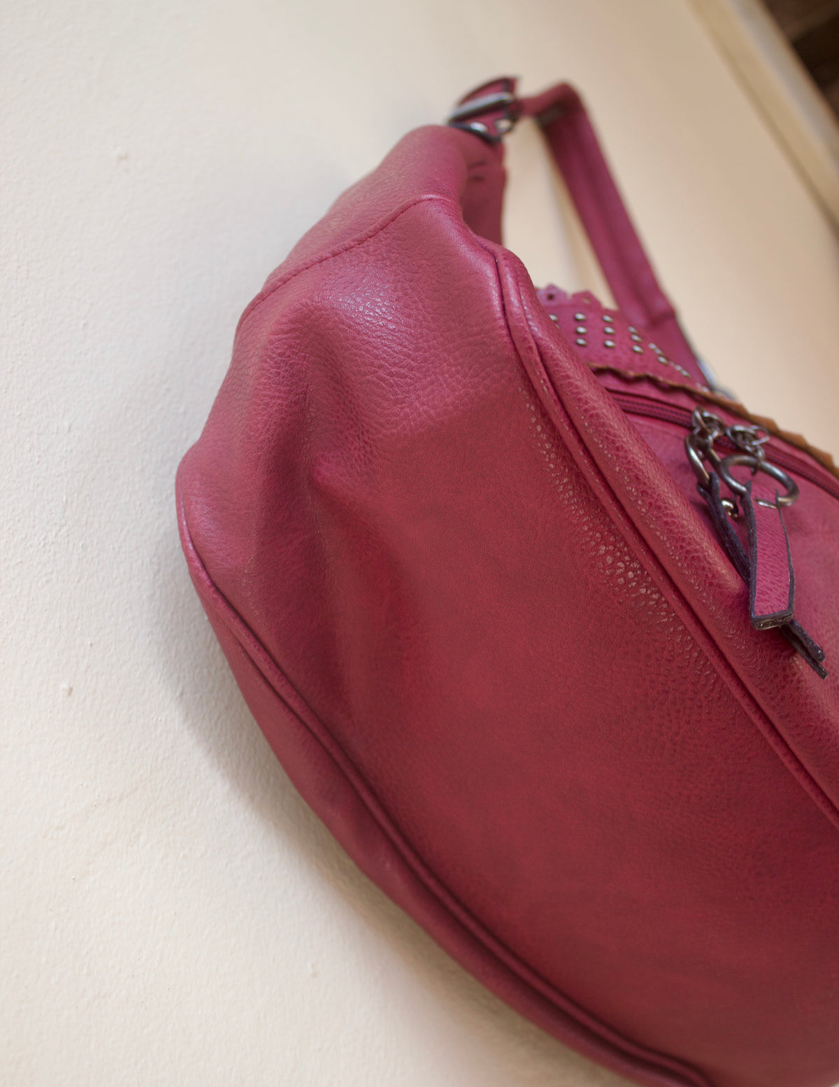 Dark Red Leather Bag