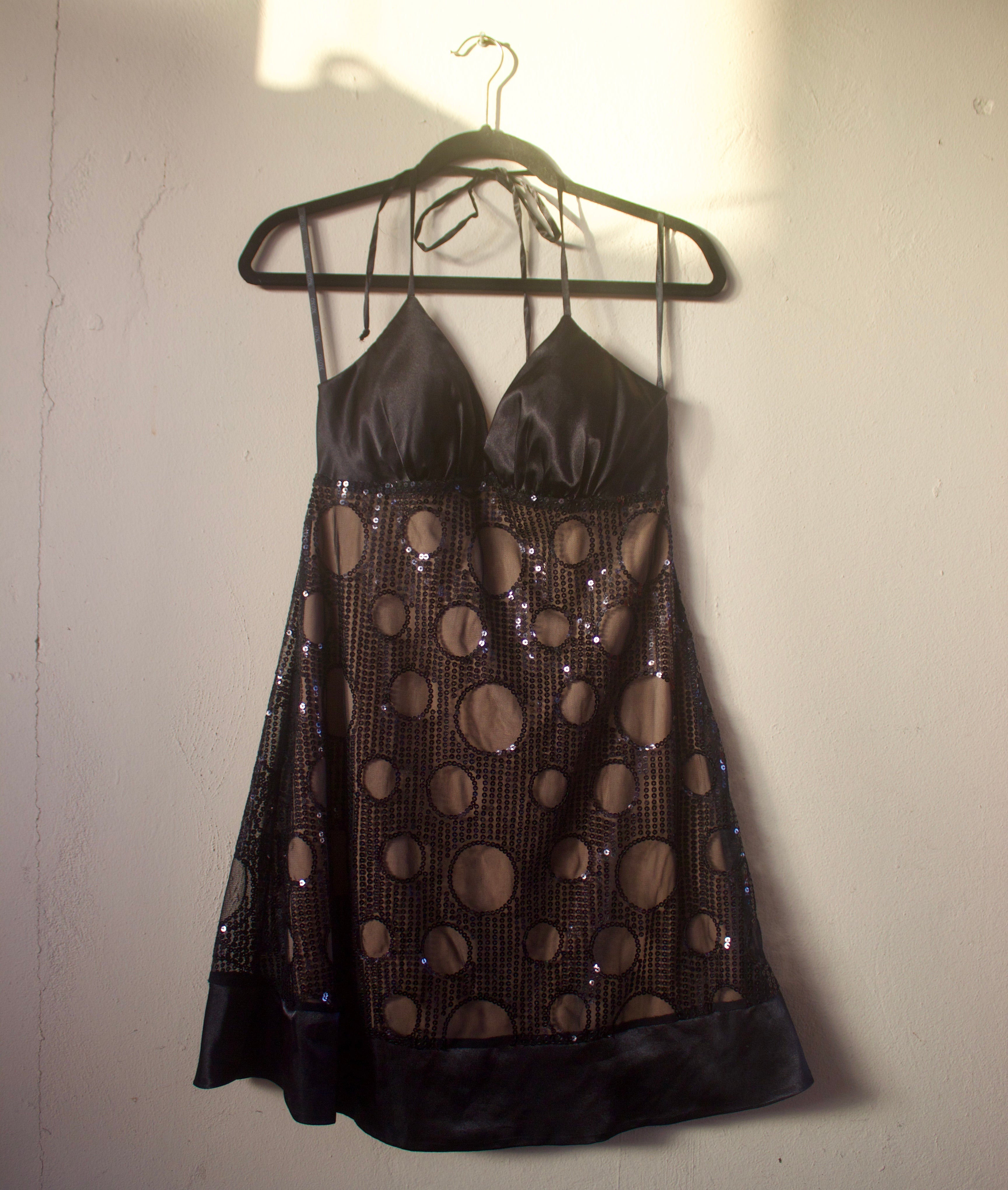 Sequins & Silky Dress