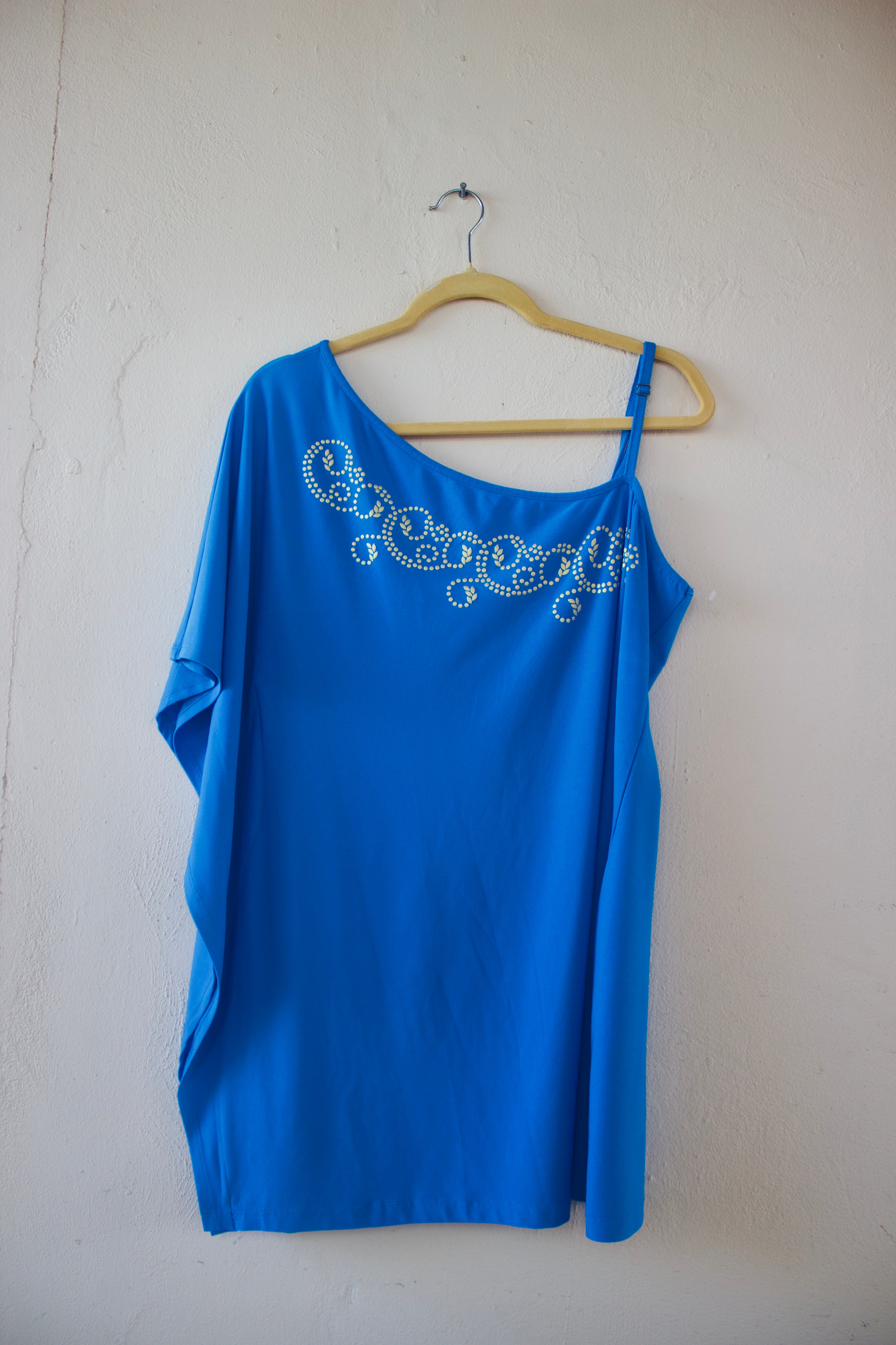 One Shoulder Asymmetrical Y2K Dress
