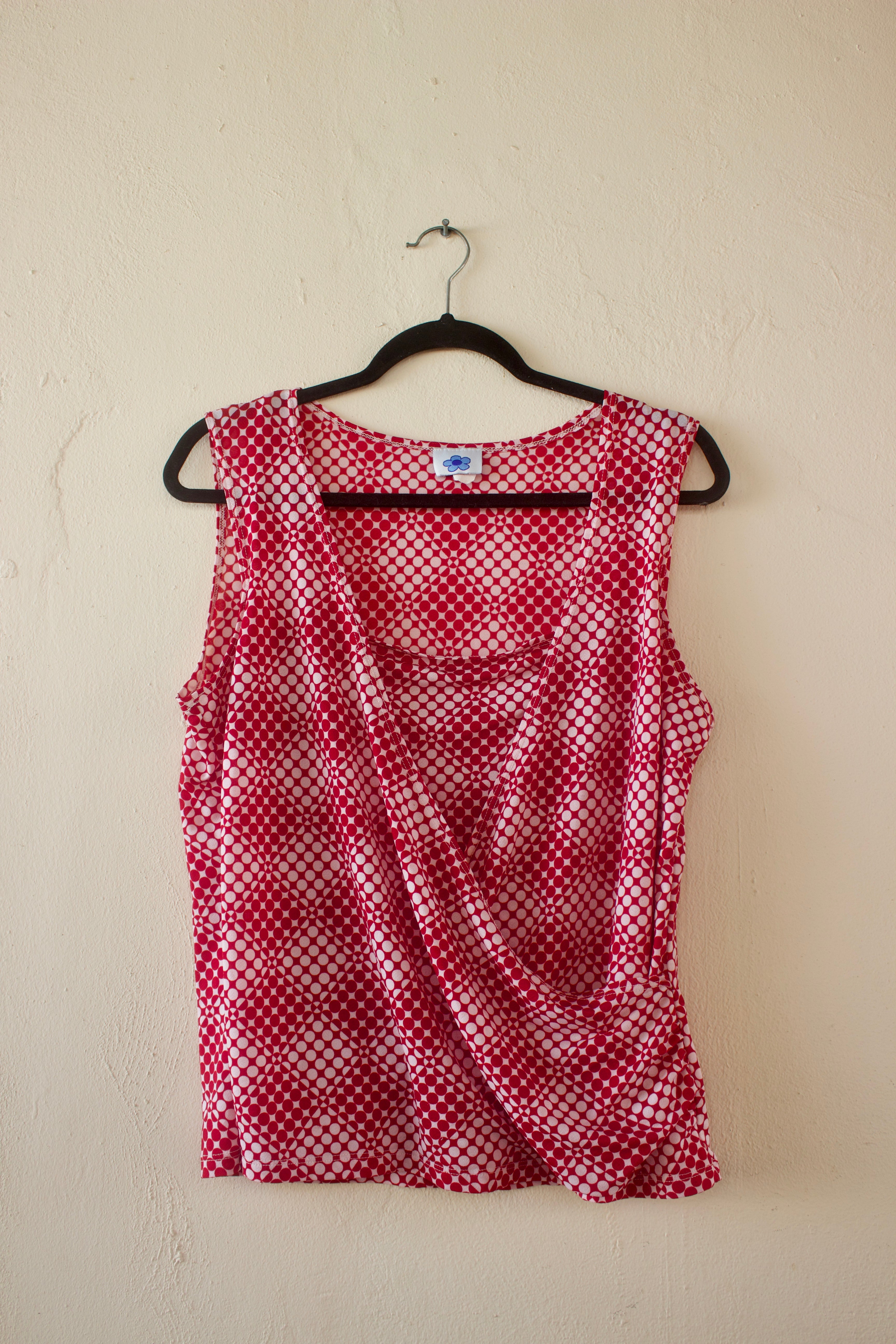 Groovy Red Printed Top
