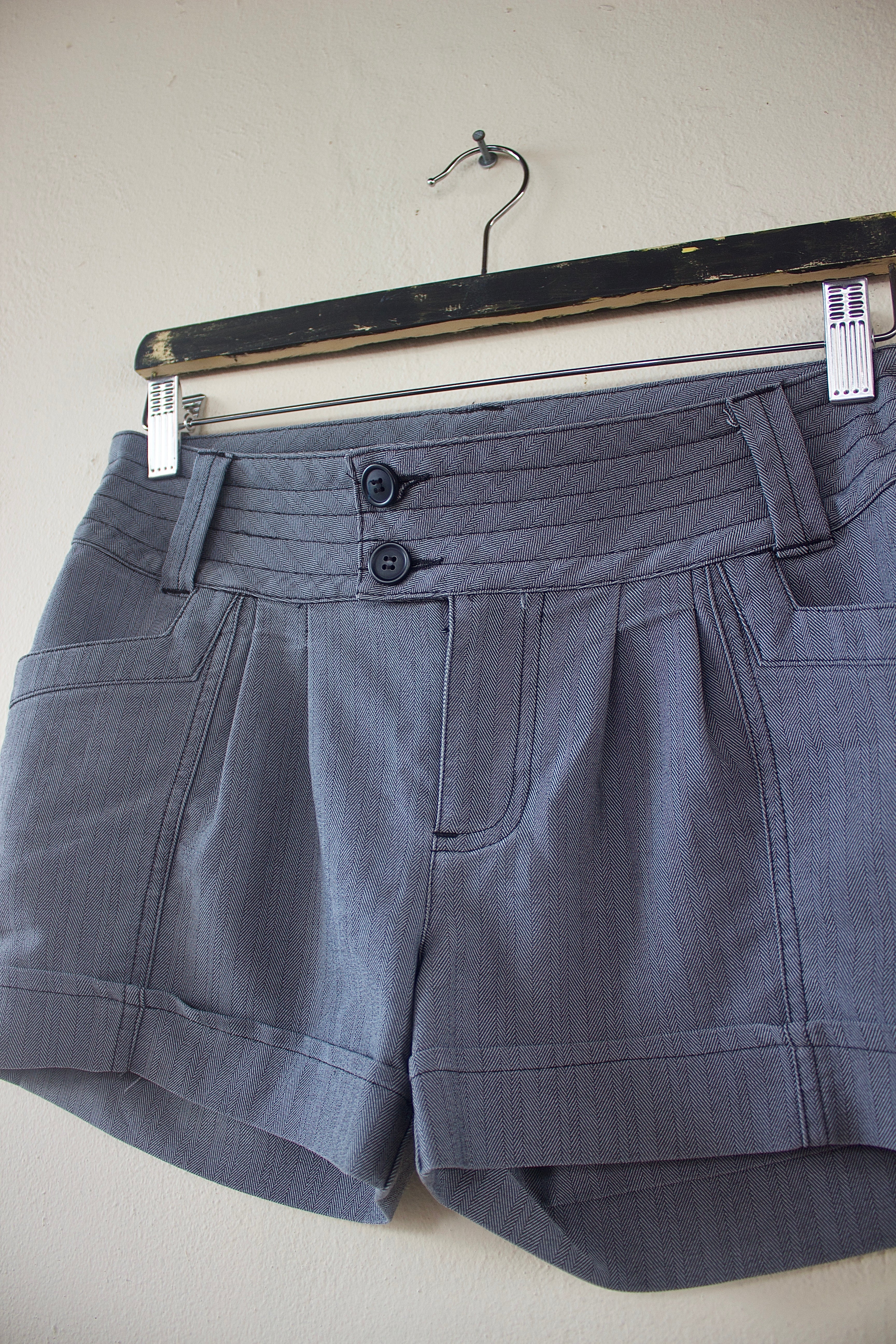 Gray Y2K Shorts